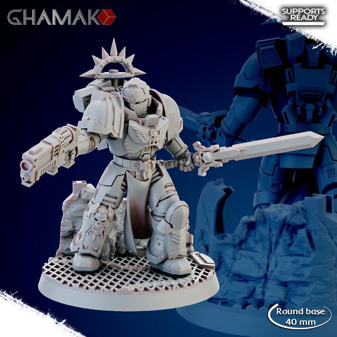 Sidereum Knights - Brotherood of the Sword Unit (3) - Ghamak 3D Printed Prime Scale