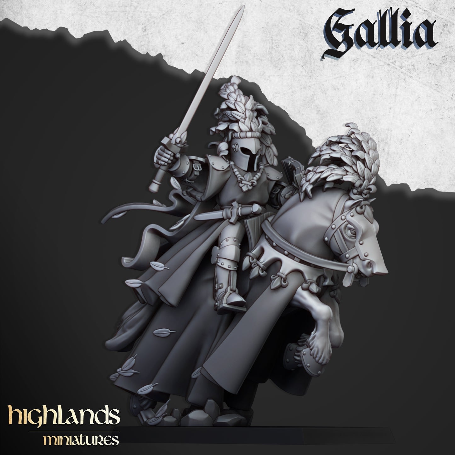 The Green Knight - Spectral Body - Highlands Miniatures - 3D Printed Arthurian Gallia