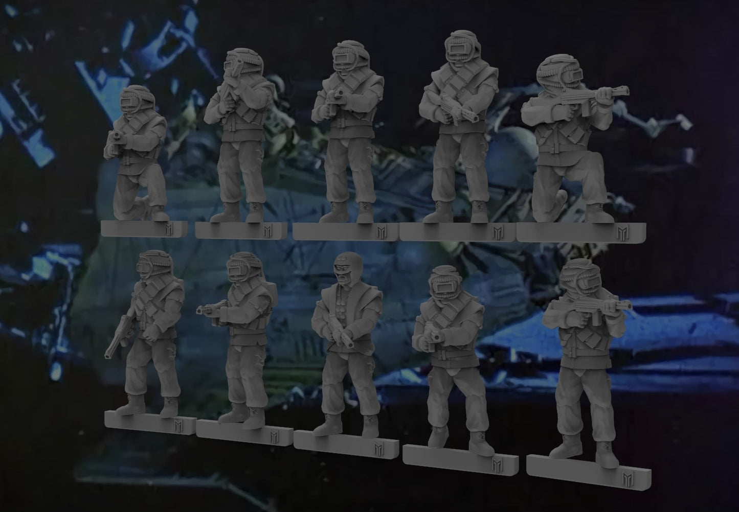 Malmori Soldiers - BigMrTong - 28/32 mm