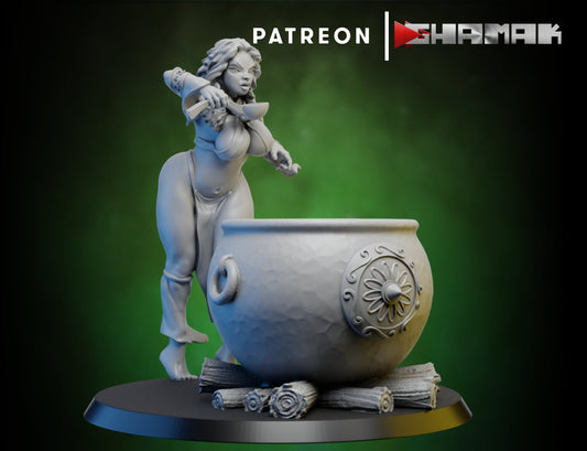 Persian Ogre Pin up - Ghamak - 3D Printed