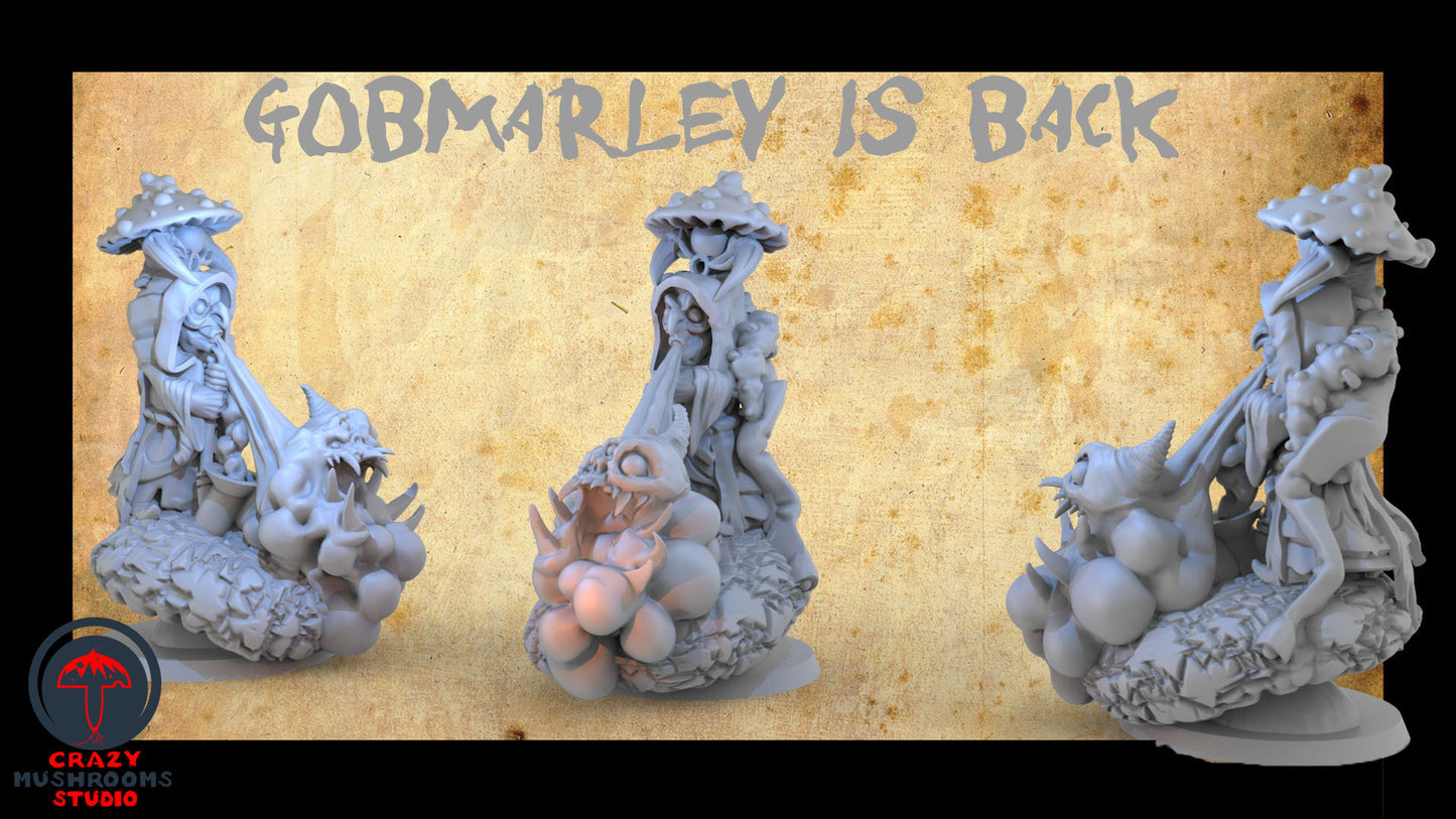 Gobmarley is Back - Crazy Mushroom Studios - 3D Printed 32 mm