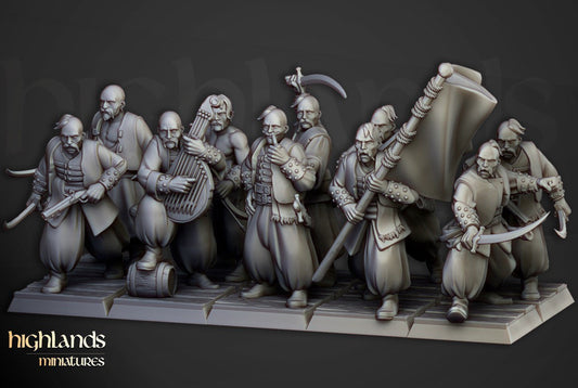 Harbor Cossacks Unit (10) - Volhynia - Highlands Miniatures - 3D Printed 32 mm scale