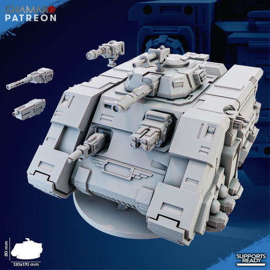 Sidereum Knights - MBT Defender Repulsor Tank - Ghamak - 28/32 mm