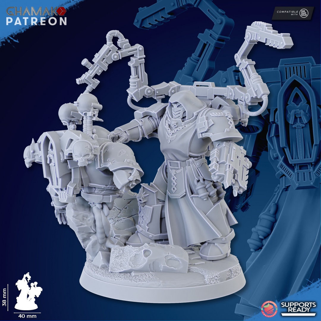 Vengeful Angels - Medicinae Militum - Ghamak 3D Printed 32 MM Scale