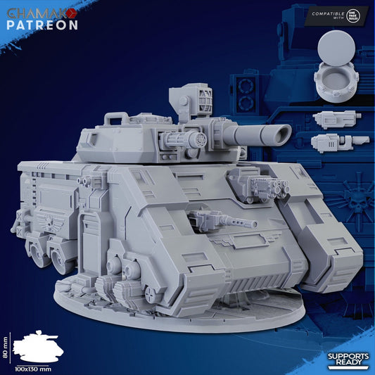 Sidereum Knights - MBT Defender Striker Variant Repulsor Tank - Ghamak - 28/32 mm