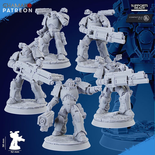 Sidereum Knights - Obliterators Squad (5) - Ghamak - Prime Scale